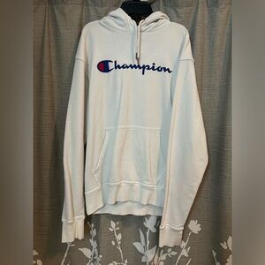 White Champion hoodie